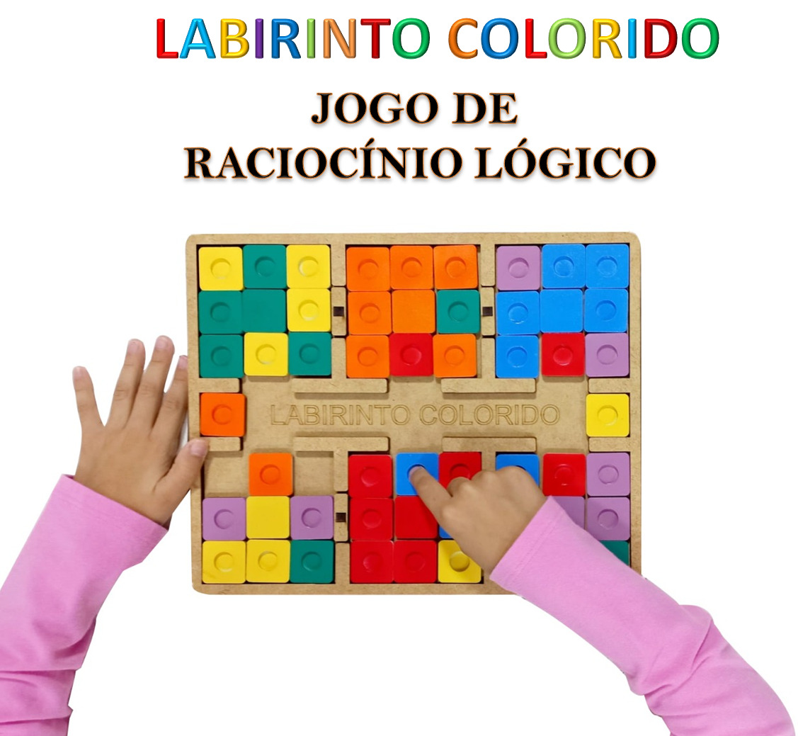 Jogo de Inteligência Infantil - Labirinto – GosteiQuero